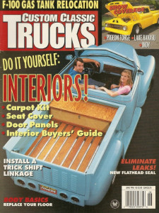 CUSTOM CLASSIC TRUCKS 1996 JUNE - CHER'S TRUCK, '48 CHEV, HARLEY HAULER,LINKAGE